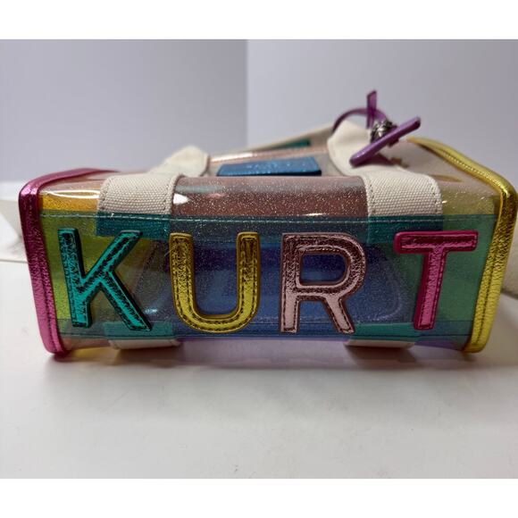 Kurt Geiger London extra small vinyl southbank tote bag - Picture 3 of 13